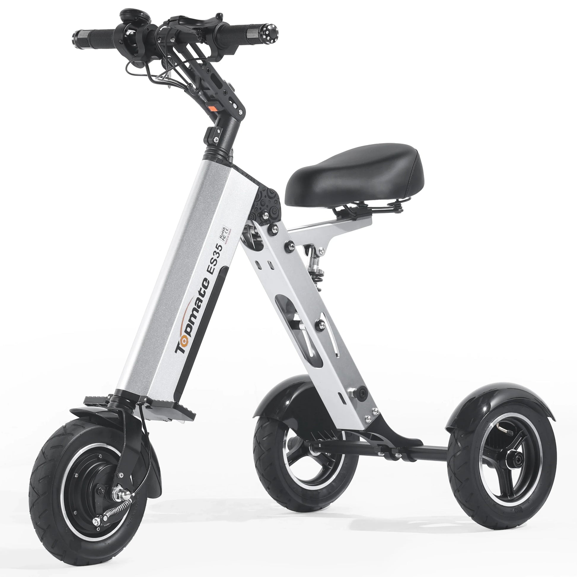 KTX-264595 Lightweight Foldable Electric Tricycle with Removable Battery and Reverse Function