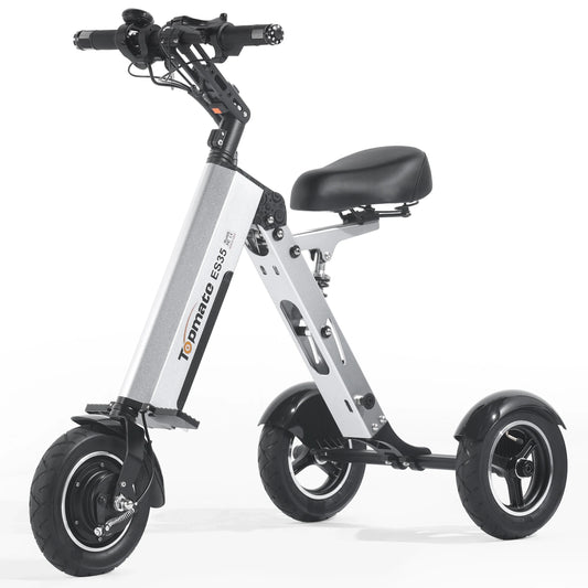 KTX-264595 Lightweight Foldable Electric Tricycle with Removable Battery and Reverse Function