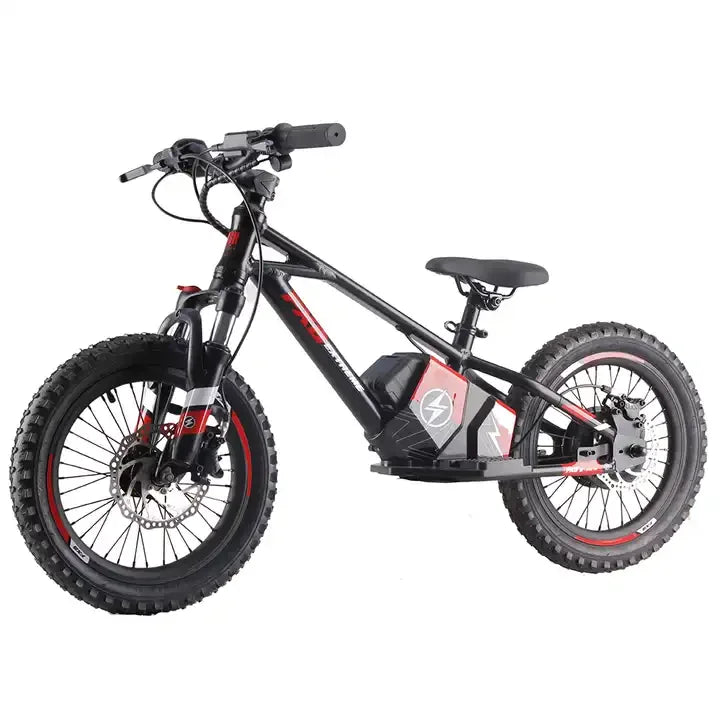 KTX-264659 Kids Electric Balance Bike with 350W Motor, 12-16 Inch Adjustable Frame, 3 Speed Options and Hydraulic Suspension