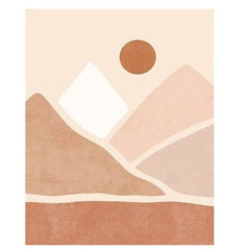 KTX-265171 Frameless Digital Oil Painting on Linen - Modern Simplicity, 20x30cm