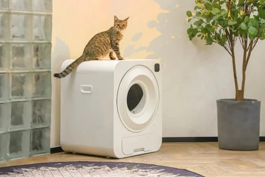 KTX-266003 Intelligent Fully Enclosed Automatic Cat Litter Box with Smart Features