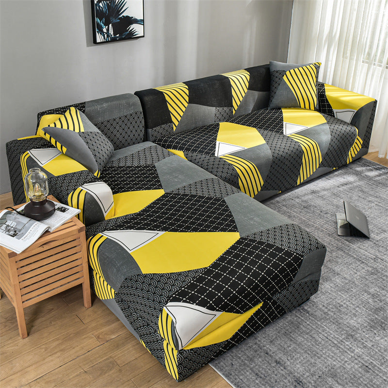 KTX-266707 Non-Slip Elastic Full Cover Sofa Cover for Modular Sofas (Various Sizes Available)