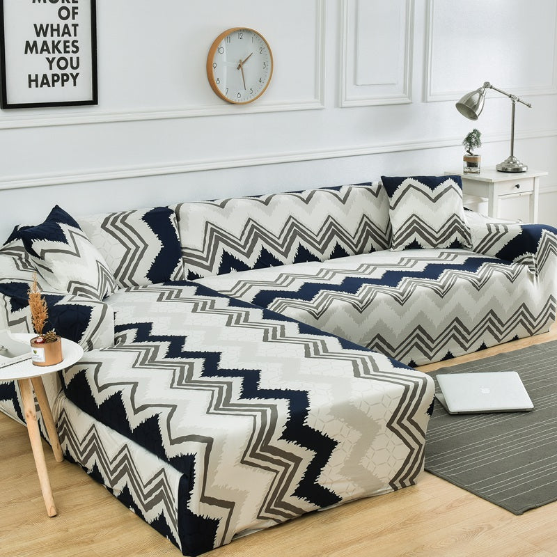 KTX-266707 Non-Slip Elastic Full Cover Sofa Cover for Modular Sofas (Various Sizes Available)