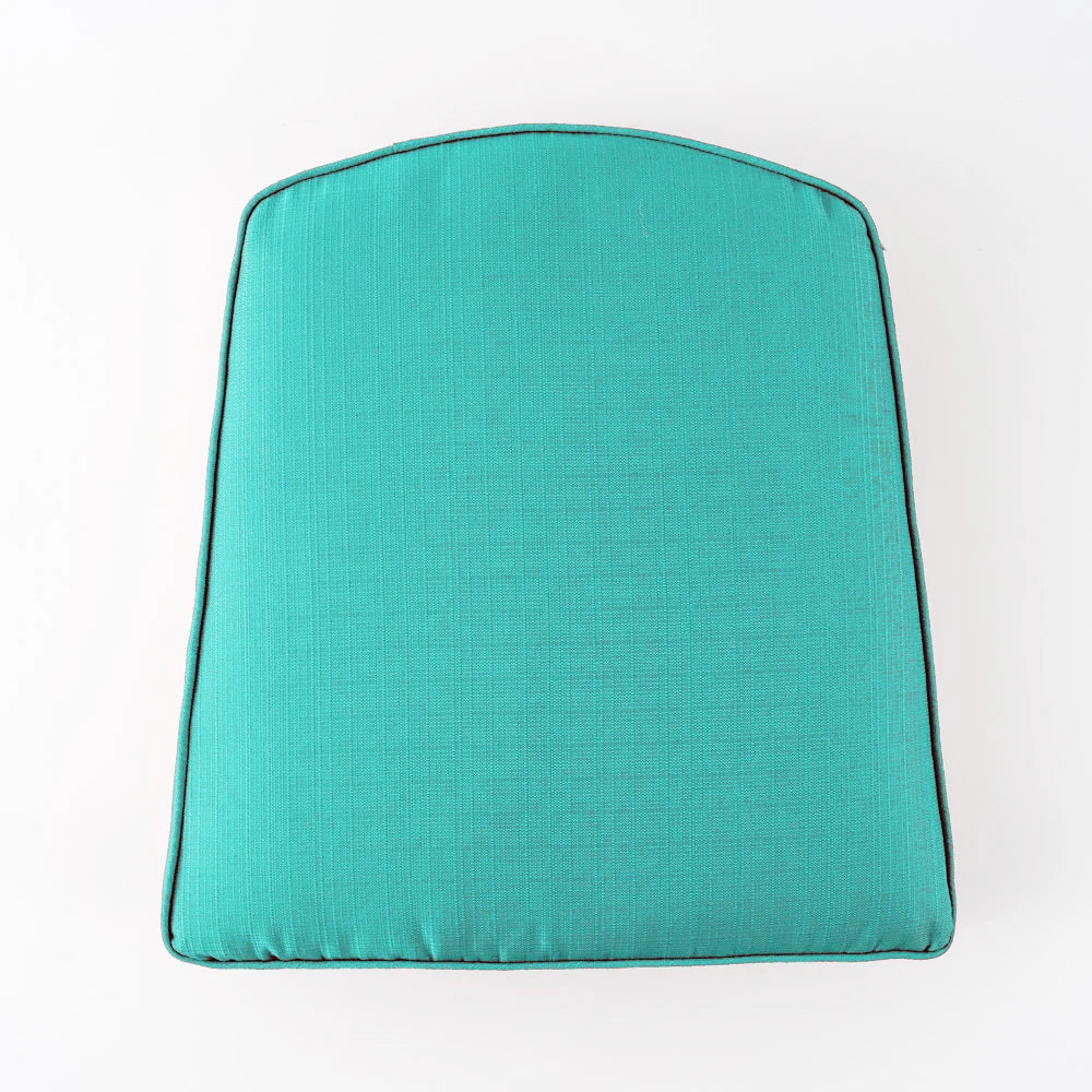 KTX-266899 Water-Resistant Tufted Square Outdoor Chair Cushions with Straps for Highback and Office Chairs