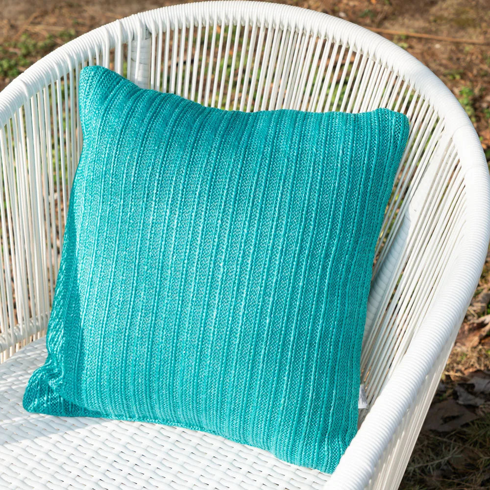 KTX-266899 Water-Resistant Tufted Square Outdoor Chair Cushions with Straps for Highback and Office Chairs