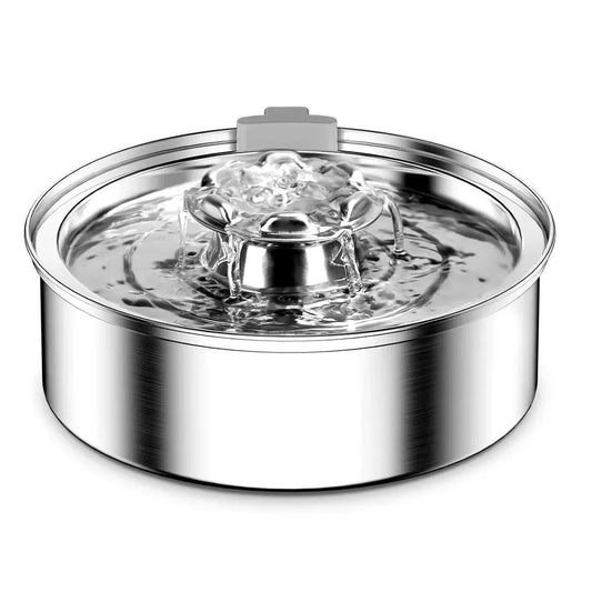 KTX-267155 Durable Stainless Steel Automatic Pet Water Fountain Dispenser for Cats