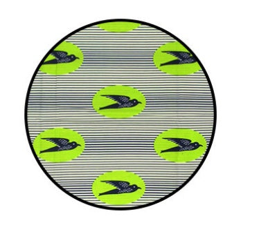 KTX-268371 African Batik 100% Cotton Wax Cloth - Ankara Style Fabric (110cm)