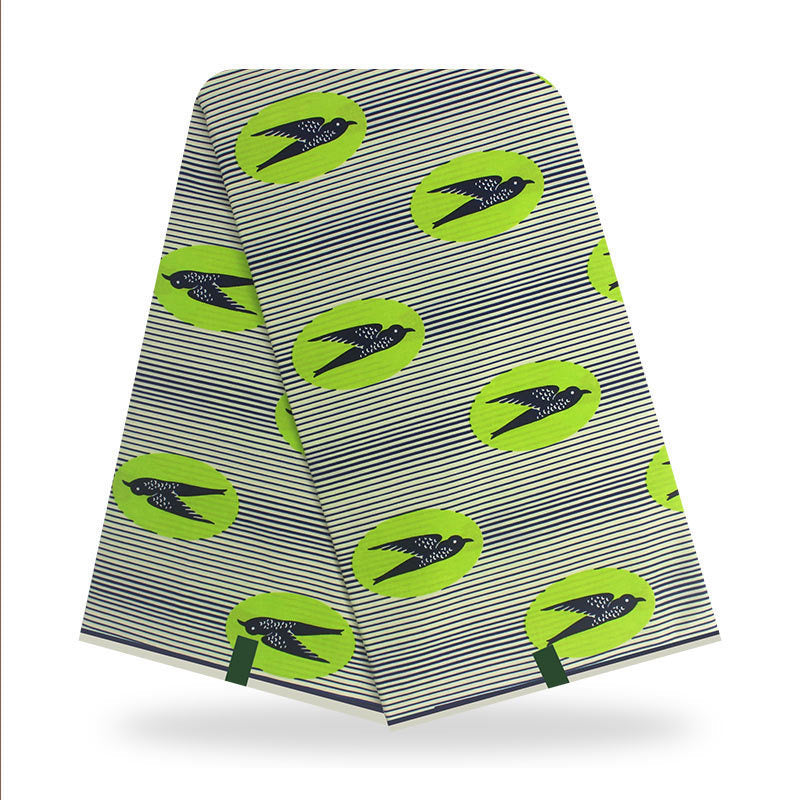 KTX-268371 African Batik 100% Cotton Wax Cloth - Ankara Style Fabric (110cm)