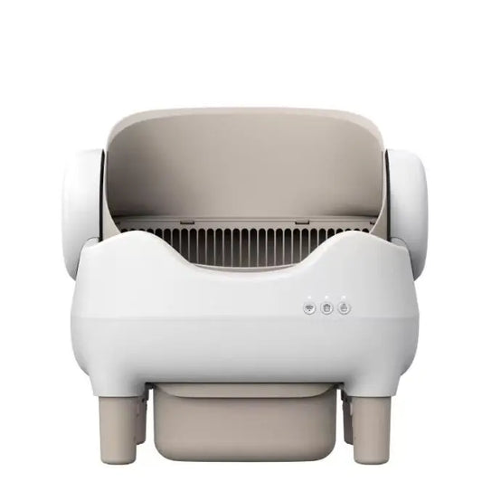 KTX-269139 Smart Cat Litter Box with Automatic Cleaning and Large 65L Capacity, Open Design