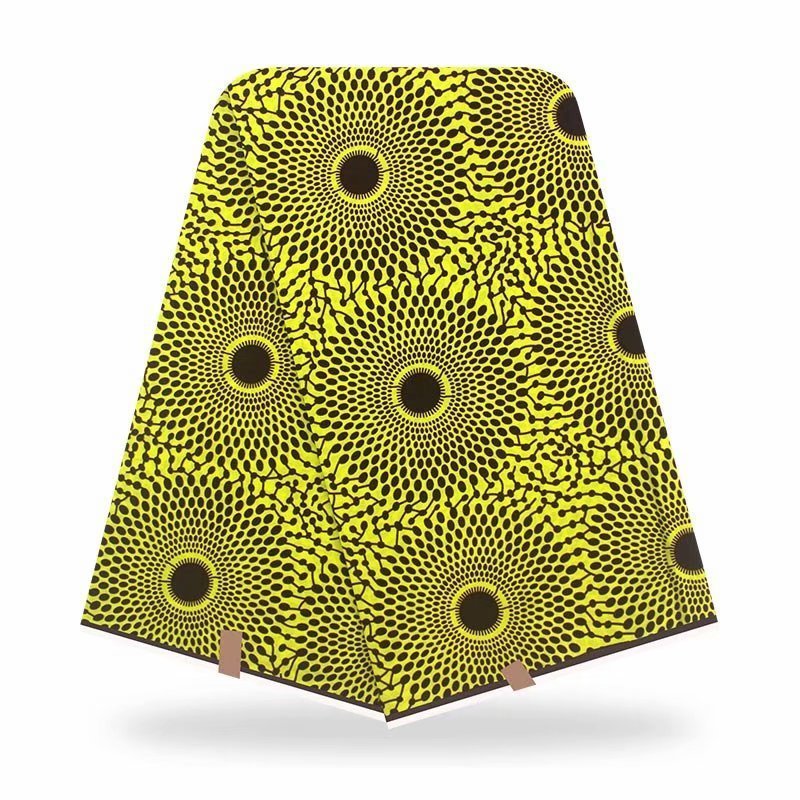 KTX-269523 Printed Batik Cotton Fabric - 100% Cotton, 72*60 Density, 115cm Width, Plain Weave