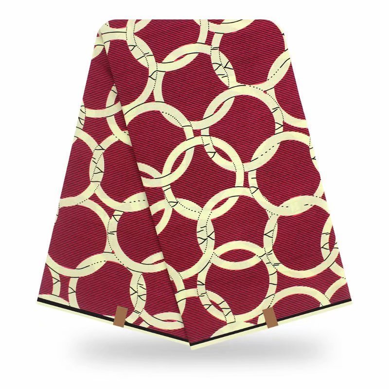 KTX-269523 Printed Batik Cotton Fabric - 100% Cotton, 72*60 Density, 115cm Width, Plain Weave