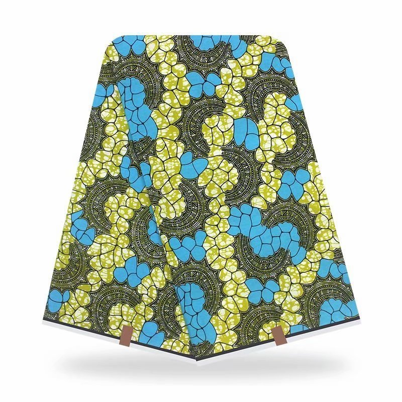 KTX-269523 Printed Batik Cotton Fabric - 100% Cotton, 72*60 Density, 115cm Width, Plain Weave