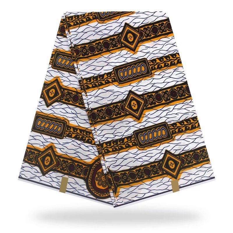 KTX-269523 Printed Batik Cotton Fabric - 100% Cotton, 72*60 Density, 115cm Width, Plain Weave