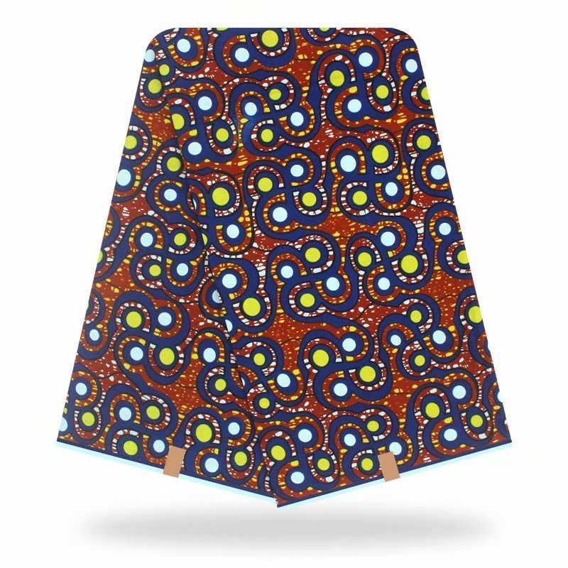 KTX-269523 Printed Batik Cotton Fabric - 100% Cotton, 72*60 Density, 115cm Width, Plain Weave