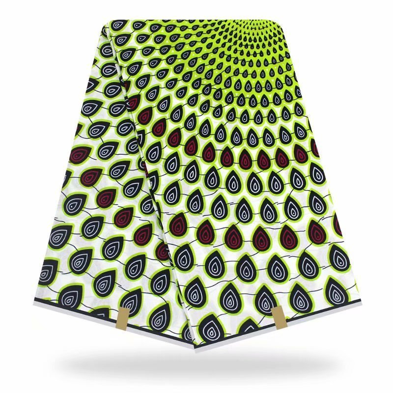 KTX-269523 Printed Batik Cotton Fabric - 100% Cotton, 72*60 Density, 115cm Width, Plain Weave