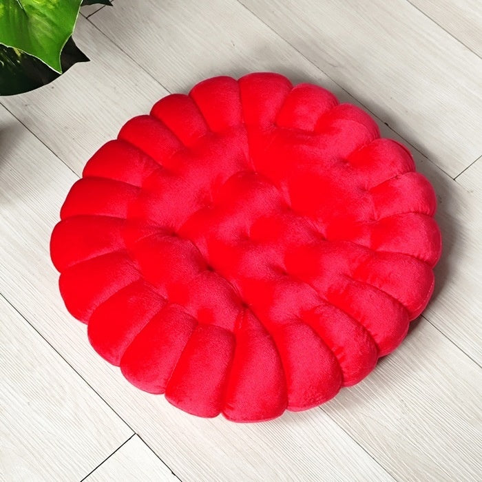 KTX-269651 Nordic Soft Plush Biscuit Seat Cushion in Multiple Colors and Patterns