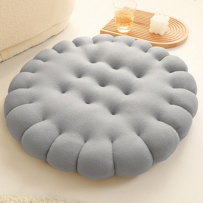 KTX-269651 Nordic Soft Plush Biscuit Seat Cushion in Multiple Colors and Patterns