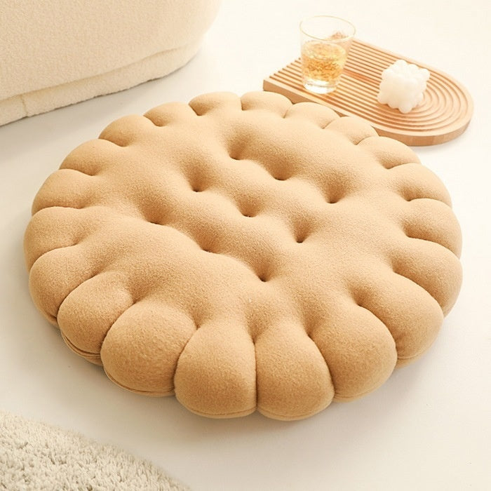 KTX-269651 Nordic Soft Plush Biscuit Seat Cushion in Multiple Colors and Patterns