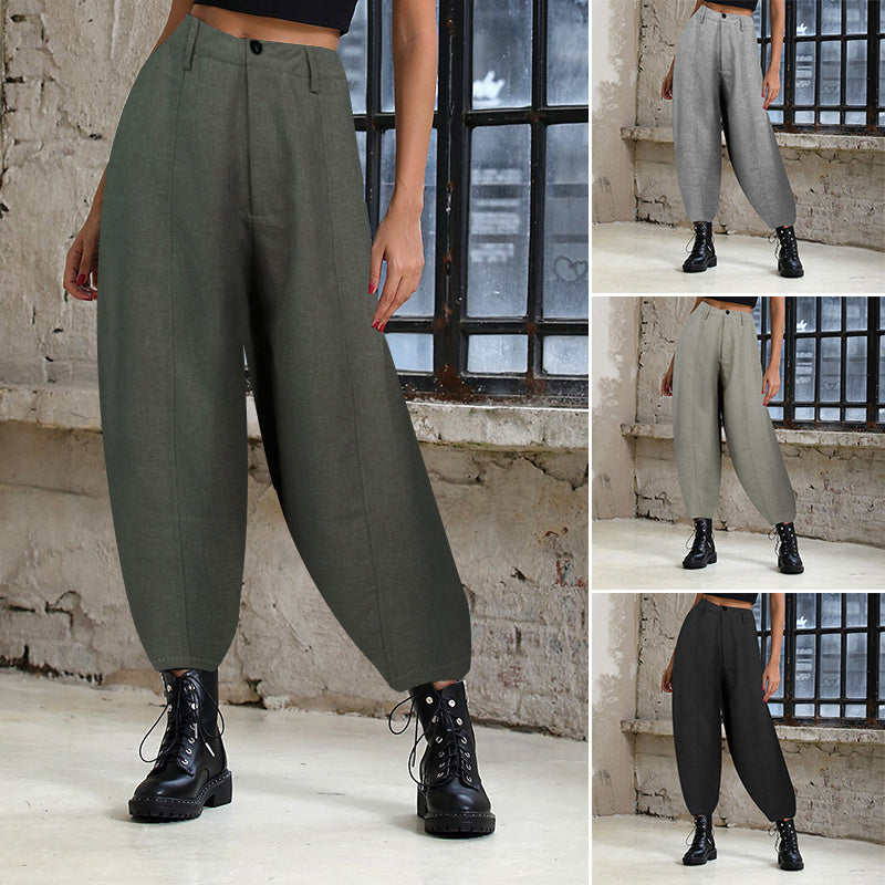 KTX-270547 Casual Women's Baggy Harem Trousers for Autumn Comfort