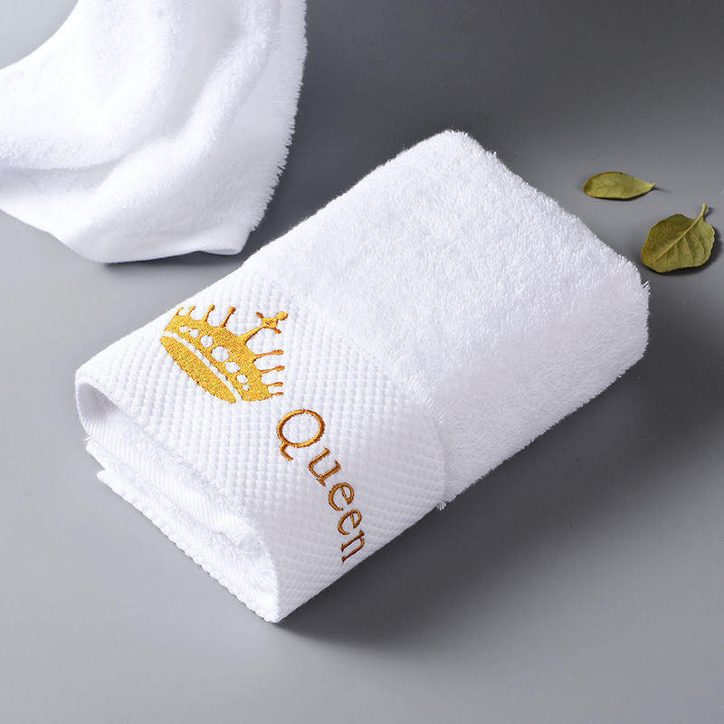 KTX-271571 Thick Cotton Bath Towel Set for Men and Women - Multiple Sizes Available