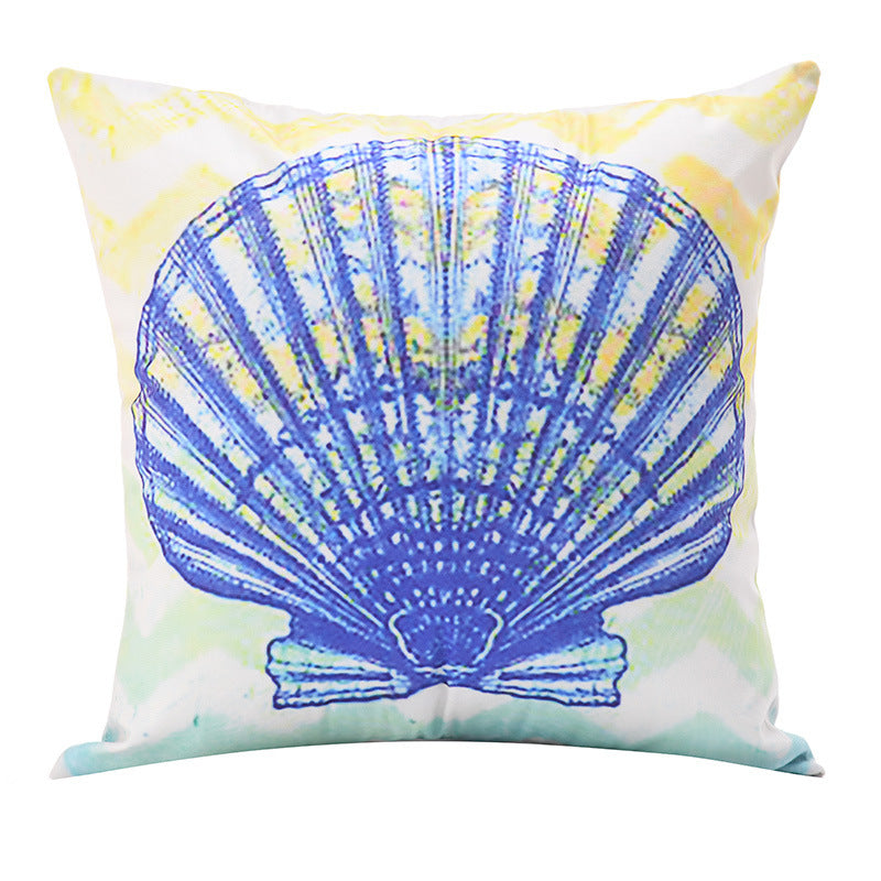 KTX-271827 Stylish Short Plush Ginkgo Leaf Pillow Cover - Modern Simplicity Design 45x45cm