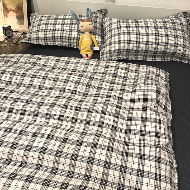 KTX-272147 Three-Piece Floral and Bird Pattern Single Bed Sheet Set for Students in Polyester Fiber