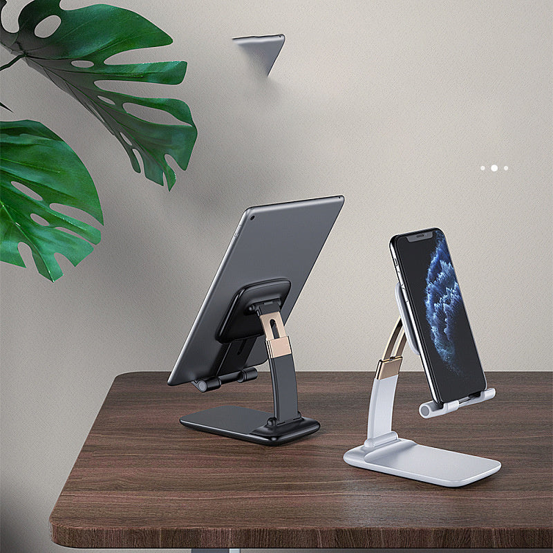KTX-272211 Adjustable Folding Telescopic Phone Holder for Desktops - Black & White Versions