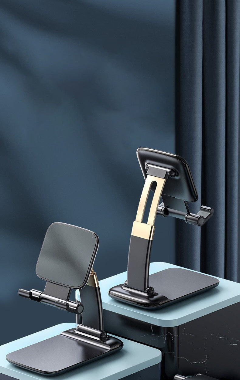 KTX-272211 Adjustable Folding Telescopic Phone Holder for Desktops - Black & White Versions