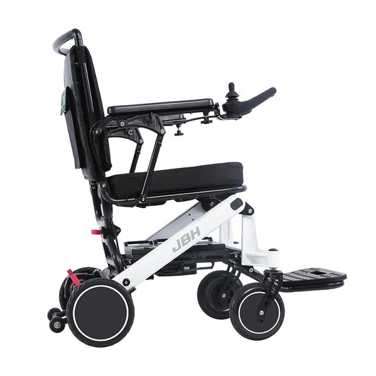 KTX-273171 Heavy Duty Electric Wheelchair with Brushless Motor, 6 km/h Speed, 20 km Driving Range, Aluminum Alloy Frame, Max Load 120 kg, Black