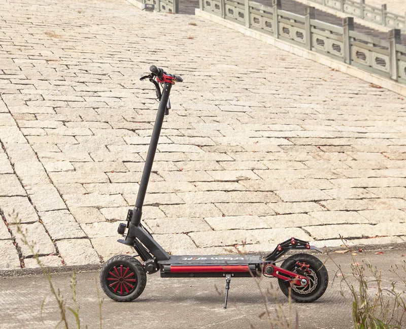 KTX-276947 Dual Motor Electric Scooter - 60V 20Ah, 10-Inch Offroad Tires, 65km/h Speed, Up to 80km Range, Foldable Design