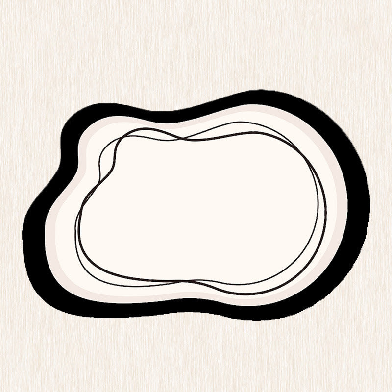 KTX-277651 Loop Velvet Cotton and Linen Living Room Carpet in Mocha – Multiple Sizes Available