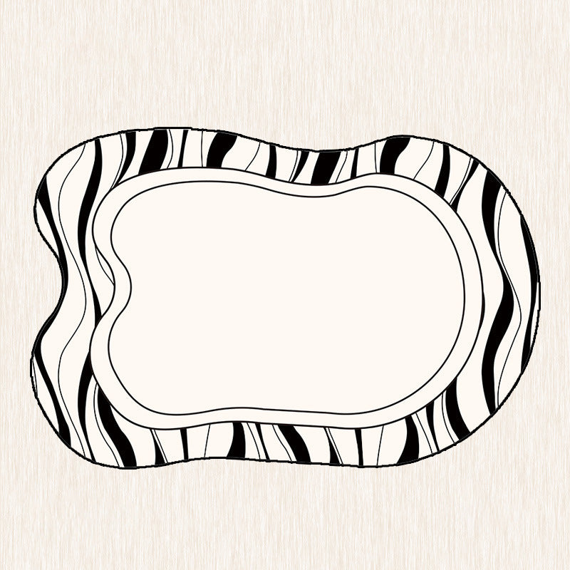 KTX-277651 Loop Velvet Cotton and Linen Living Room Carpet in Mocha – Multiple Sizes Available