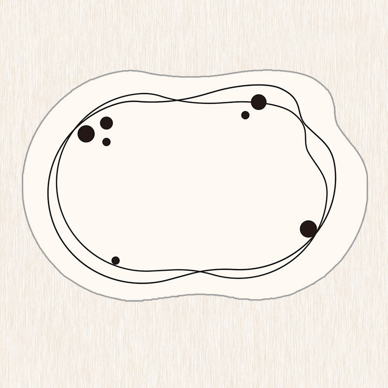 KTX-277651 Loop Velvet Cotton and Linen Living Room Carpet in Mocha – Multiple Sizes Available