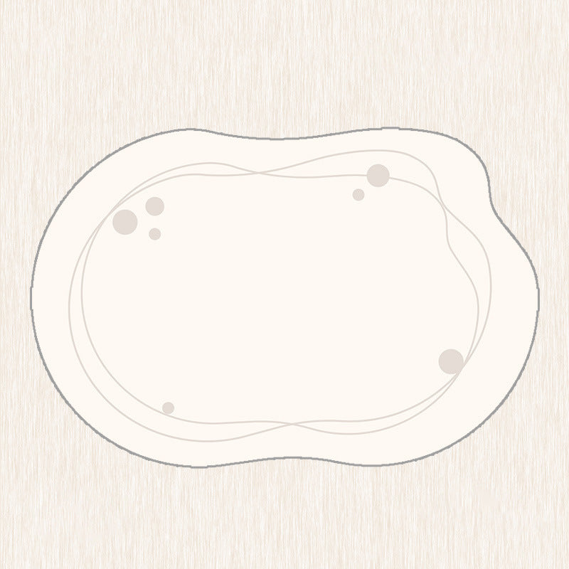 KTX-277651 Loop Velvet Cotton and Linen Living Room Carpet in Mocha – Multiple Sizes Available