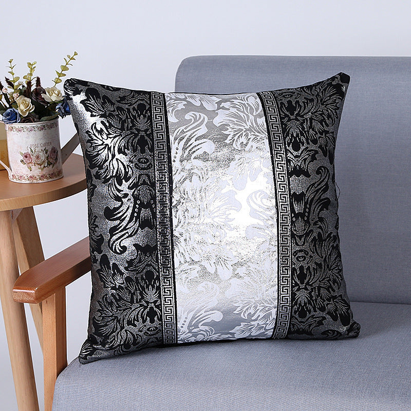 KTX-278739 Modern Cotton Canvas Car Sofa Cushion Cover - 45x45cm, Reactive Print Design