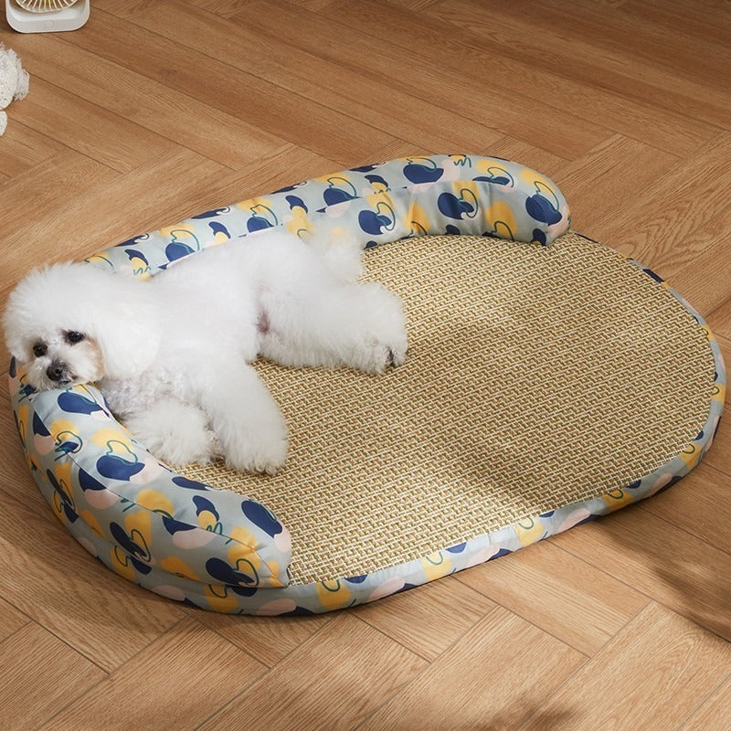 KTX-279187 Universal Removable and Washable Summer Dog Sleeping Mat - Available in Multiple Sizes