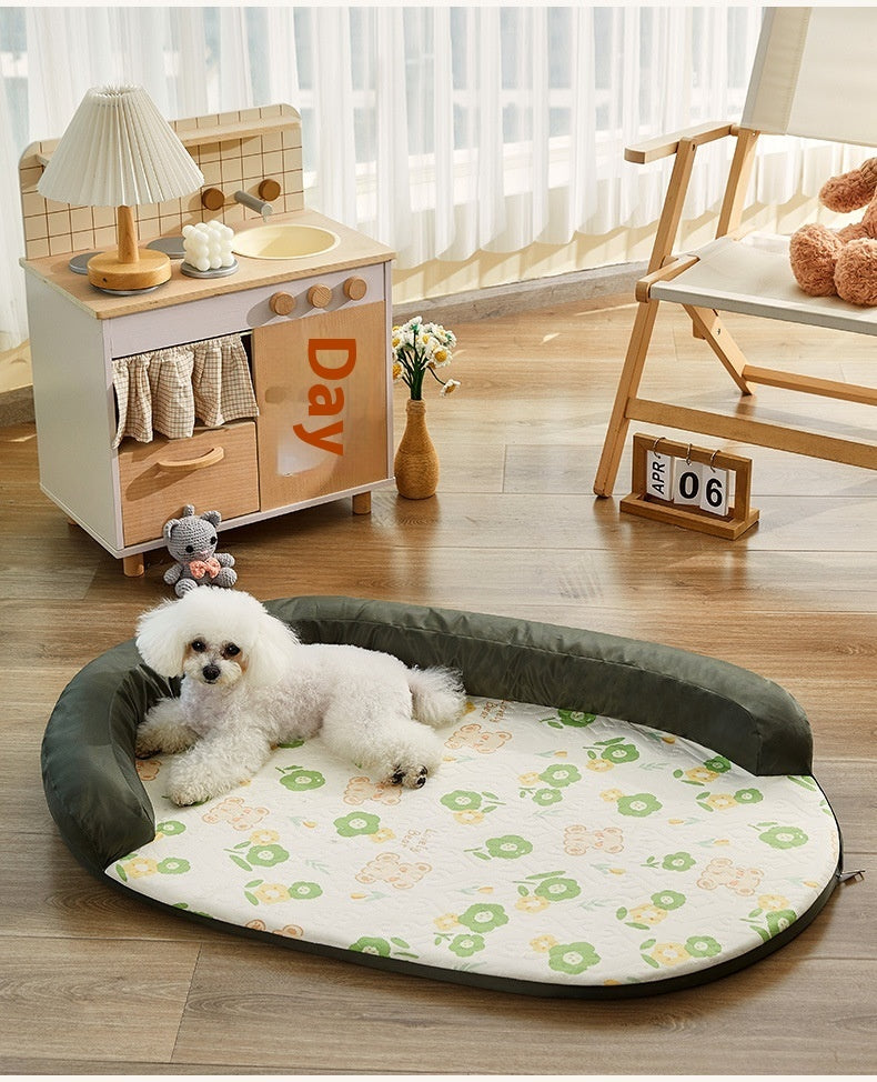 KTX-279187 Universal Removable and Washable Summer Dog Sleeping Mat - Available in Multiple Sizes