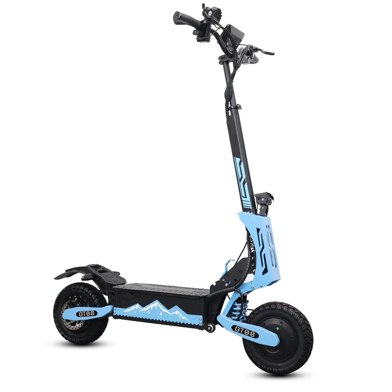 KTX-279251 Electric Off-Road Scooter with Dual Motors, Smart Features - 11 Inch, Max Speed 50MPH, 60-80km Range