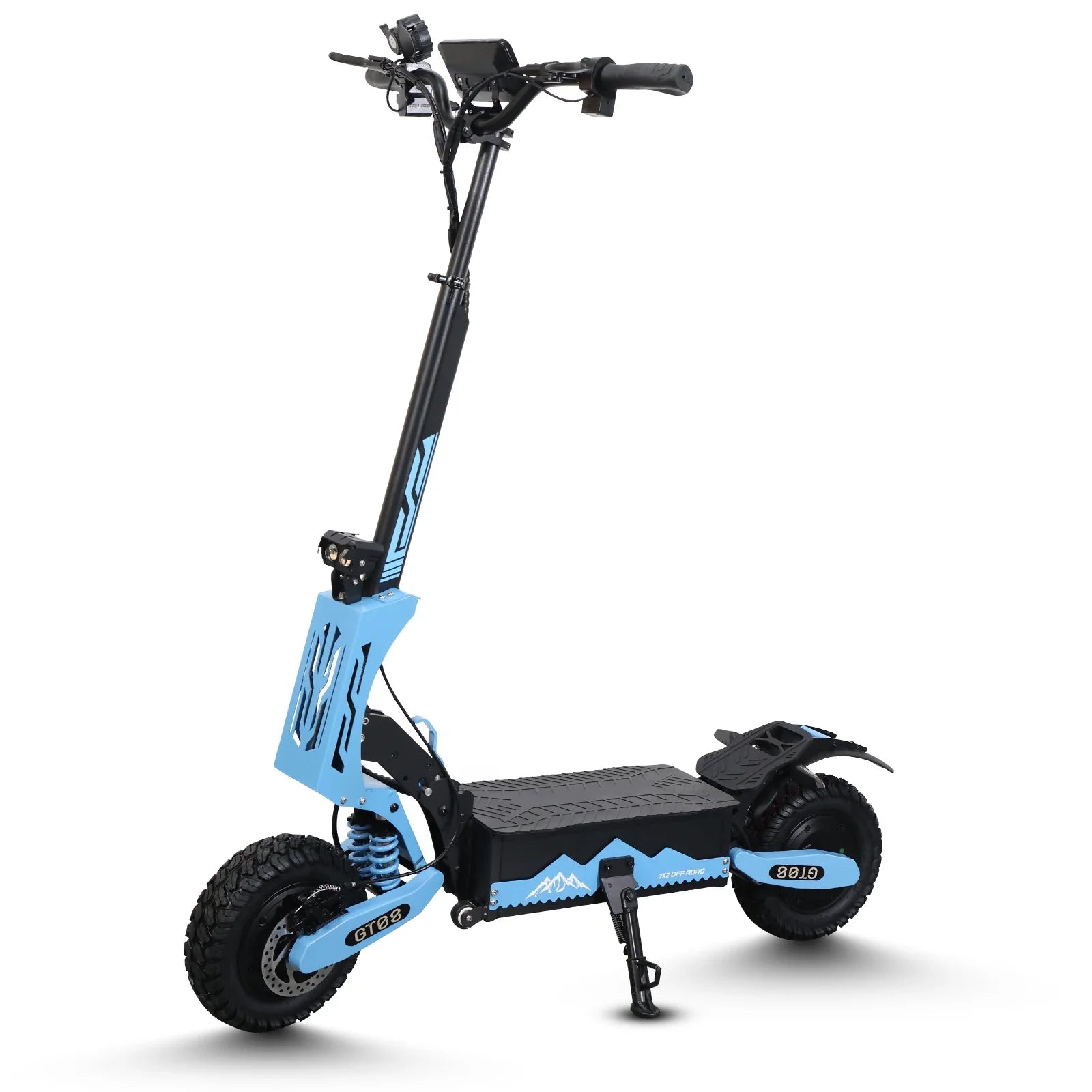 KTX-279251 Electric Off-Road Scooter with Dual Motors, Smart Features - 11 Inch, Max Speed 50MPH, 60-80km Range