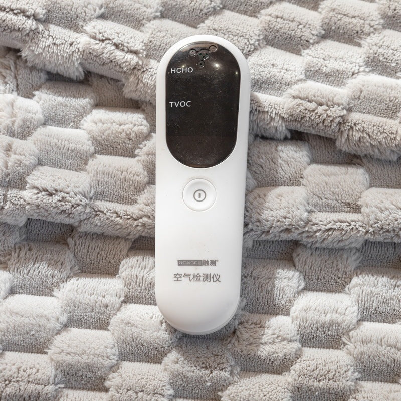 KTX-279955 Cozy Thickened Honeycomb Velvet Sofa Cushion - Dustproof Non-slip Cover in Flannel