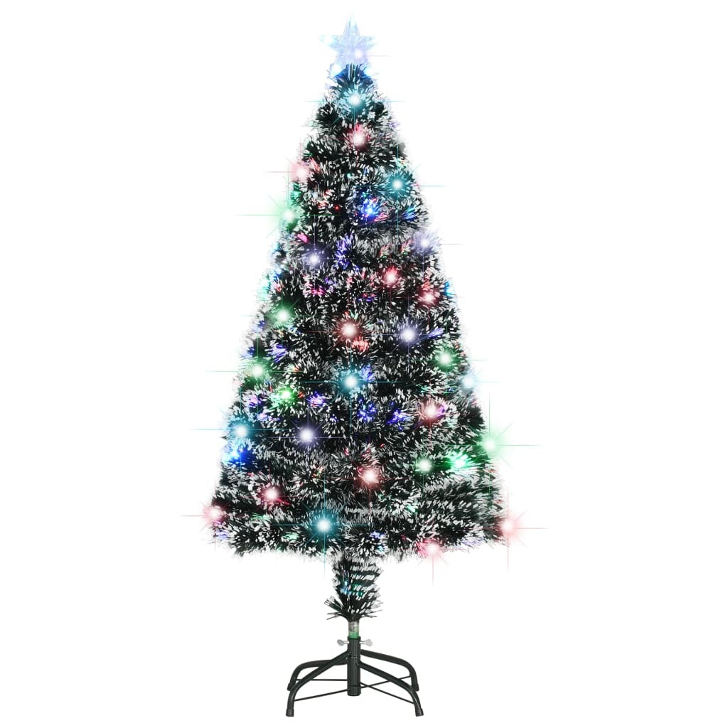 KTX-282003 Illuminated 150 cm Artificial Christmas Tree with LED Lights and Steel Stand