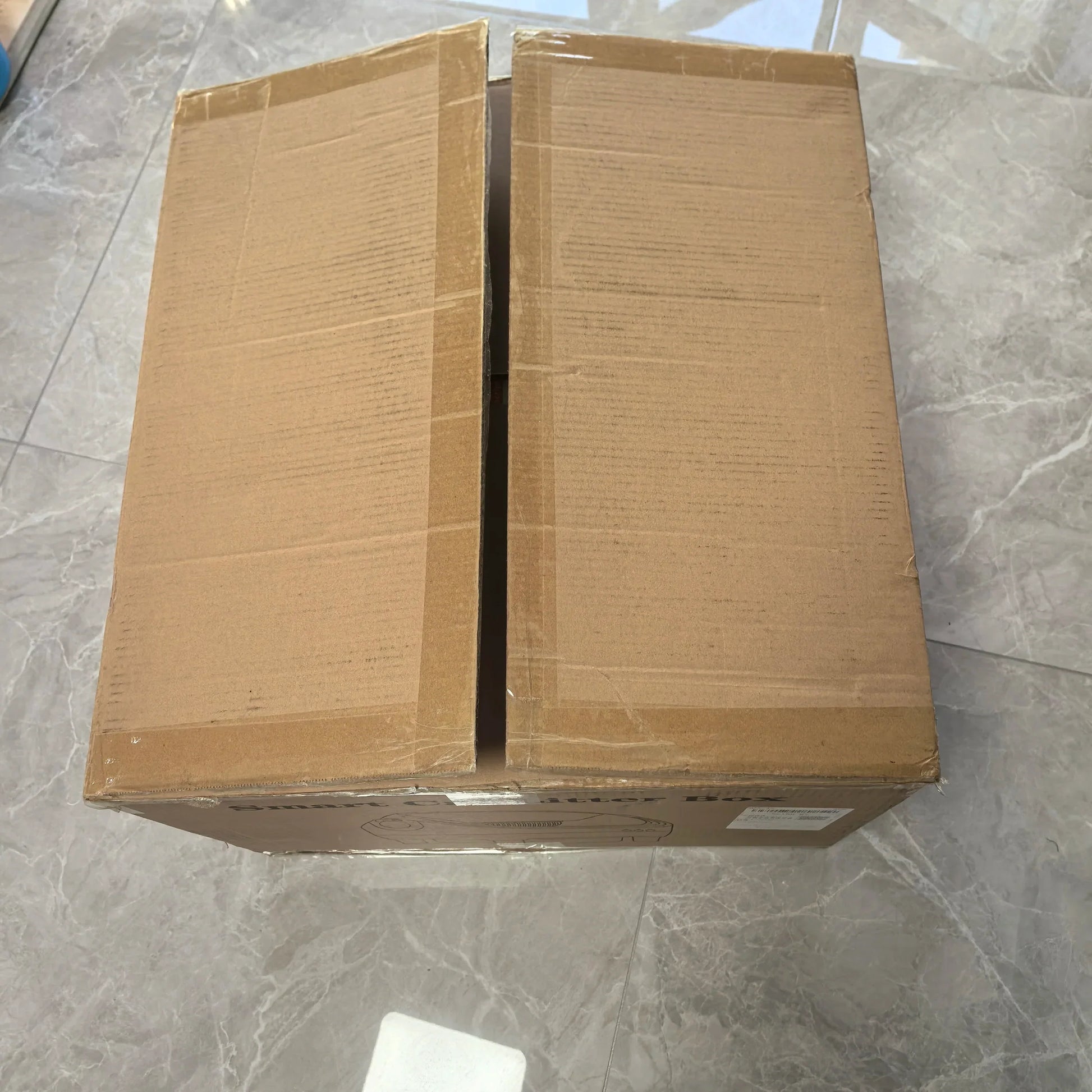 KTX-283795 Automatic Cat Litter Box with Intelligent Self-Cleaning Feature and Odor Control - Large Capacity 68L