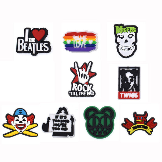 KTX-284179 Removable PVC Buckle Accessories for Footwear Decoration - Fits 1.2CM Shoe Holes