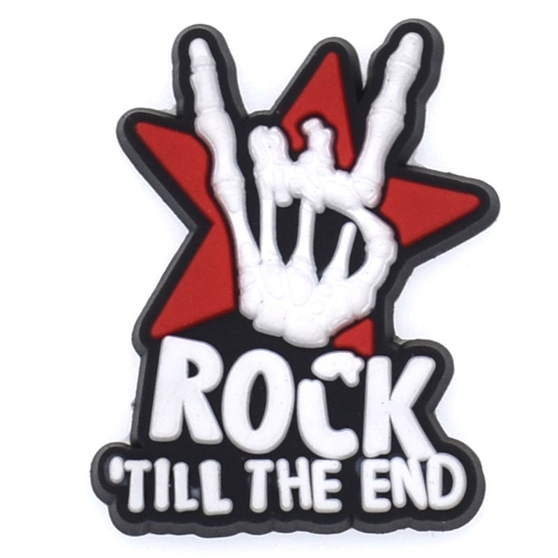 KTX-284179 Removable PVC Buckle Accessories for Footwear Decoration - Fits 1.2CM Shoe Holes