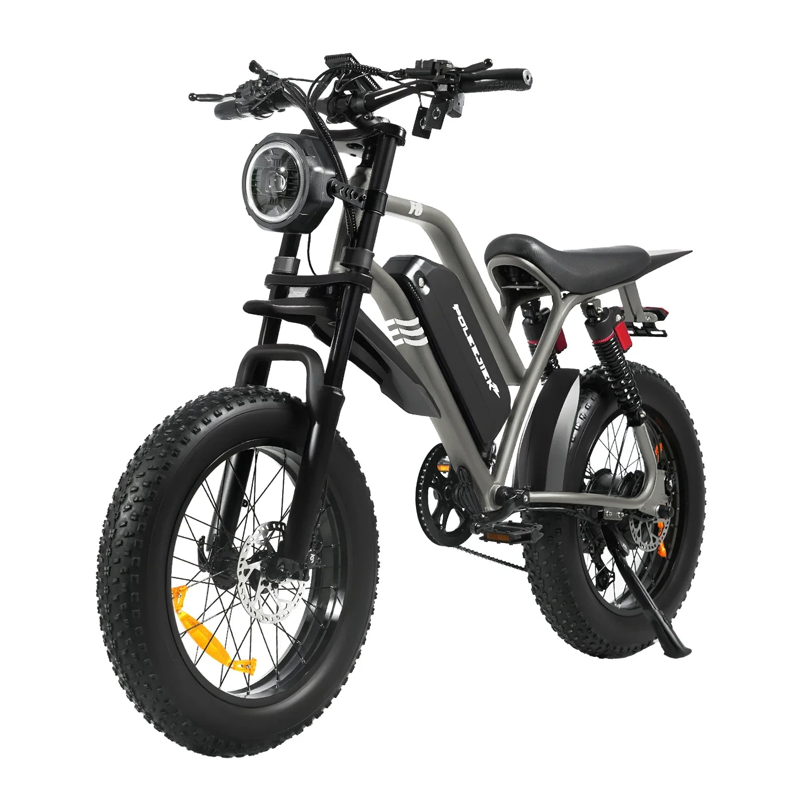 KTX-284435 Electric Fat Tire Mountain Bike with 1500W Motor and 20-Inch Wheels