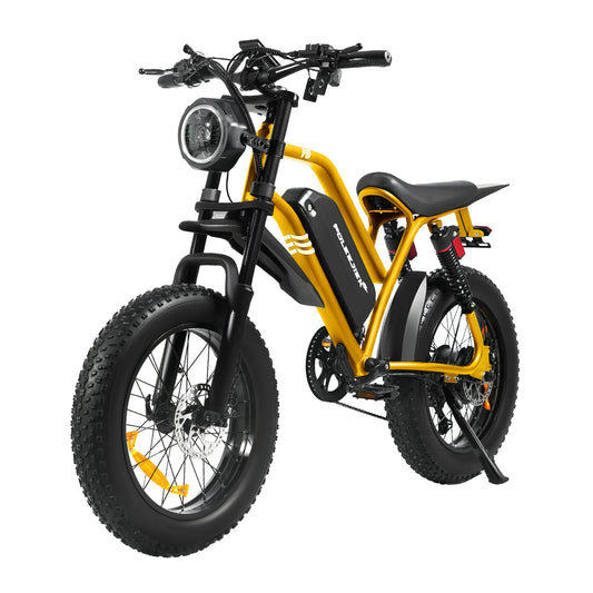 KTX-284435 Electric Fat Tire Mountain Bike with 1500W Motor and 20-Inch Wheels