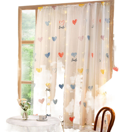 KTX-285203 Velcro Curtain with Semi-Sunshade Effect in Various Designs and Sizes