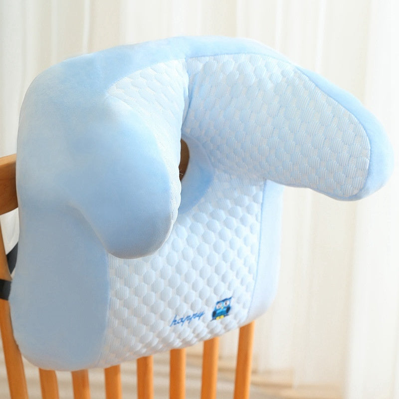 KTX-285459 Multi-functional Afternoon Nap Pillow for Stomach Sleepers and Car Seats, 40x35cm, Soft PP Cotton