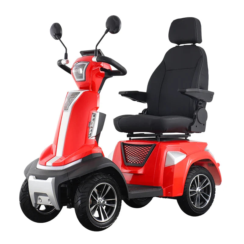 KTX-285523 VIGOROUS SPRITE III CE 4-Wheel Mobility Scooter with Adjustable Seat and Smart Features