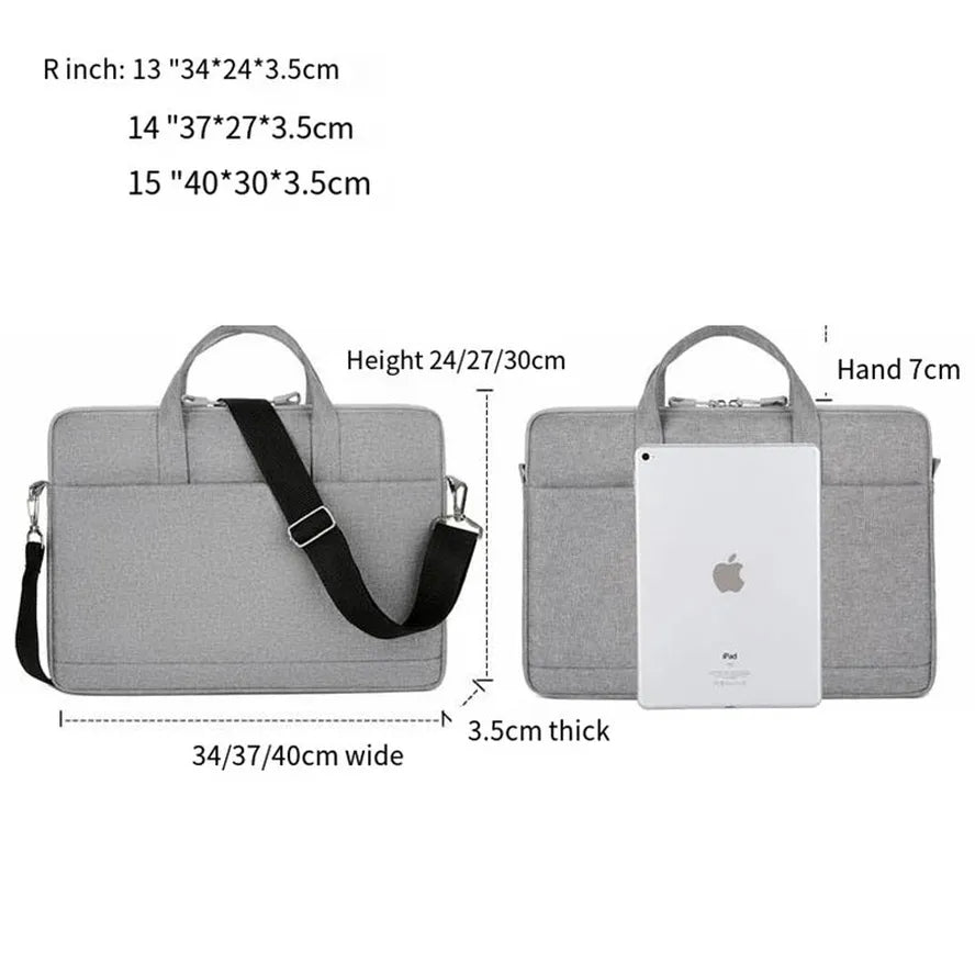 KTX-285715 Custom Logo Tote Bag for Women – Stylish Crossbody Briefcase and Laptop Sleeve Case